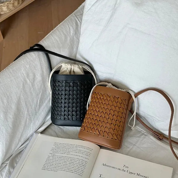 Bali Weaving Net Mini Shoulder Bag