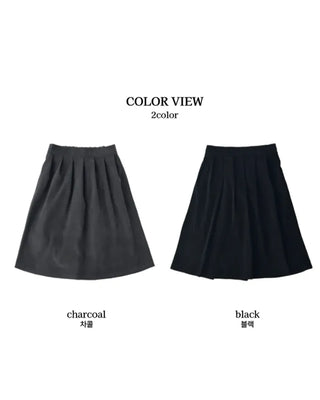 FLARE MIDI SKIRT (2color)