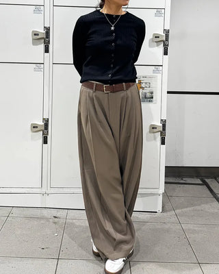 (Unisex) Pintuck Balloon Slacks