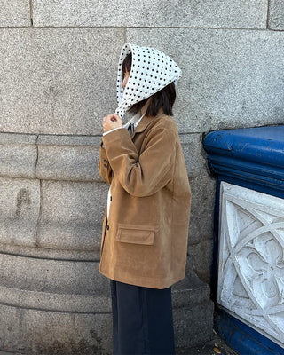 Schian Oversized Suede Jacket