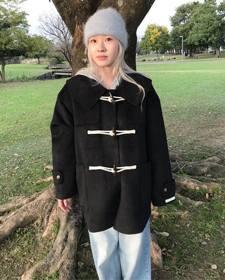 Duffle half coat