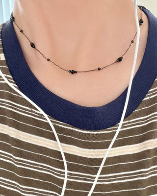Surgical Bead Station Necklace