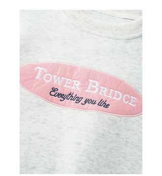 Embroidered patchwork T-shirt