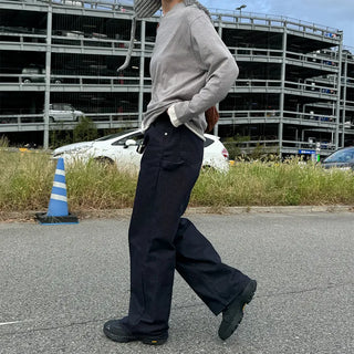 Non-faded engine denim