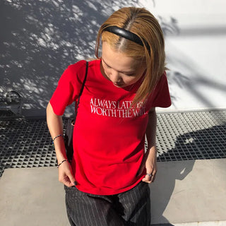 Lettering Point Short-Sleeve T-Shirt
