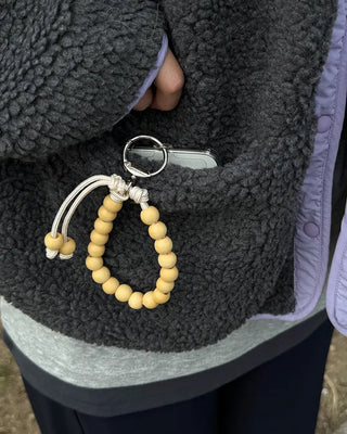 [7th Re-release] (ORIGINAL) Cord Knot Wood Keyring (natural)