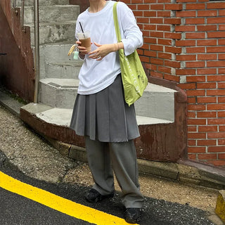 Round Boxy Long-Sleeve T-Shirt