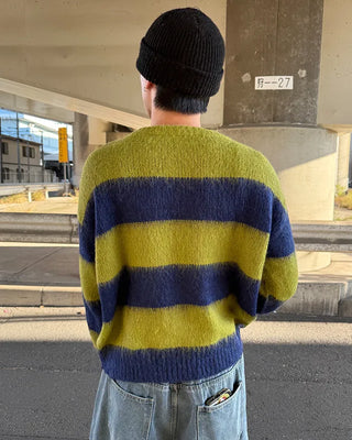 Bordered soft knit