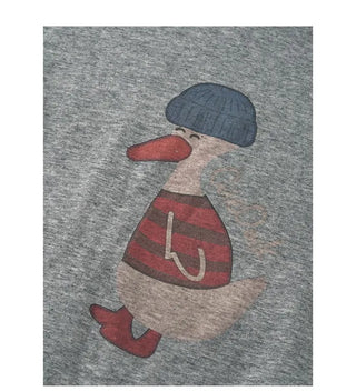 Fleece-lined printed sweatshirt