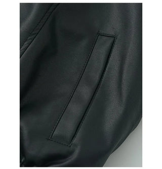 Quilted fur collar jacket