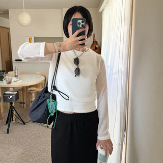 Round neck summer knit