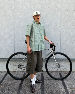 Cargo zip shorts