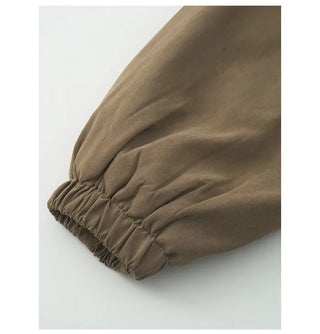 Corduroy two-tone jacket