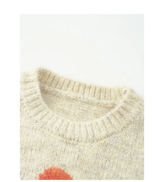 Flower Point Jacquard Knit
