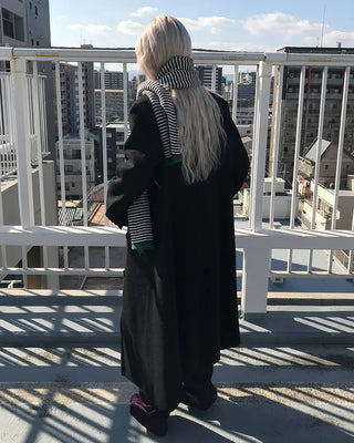 Egg Border Knit Scarf
