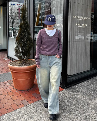 (Unisex) Fade Denim Pants