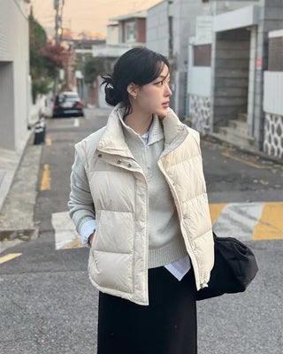 2-Way Detachable Sleeve Premium Down Jacket