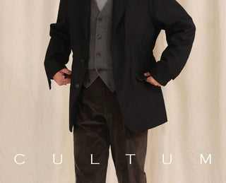 [CULTUM] Merino Wool Blend Italian Blazer Jacket