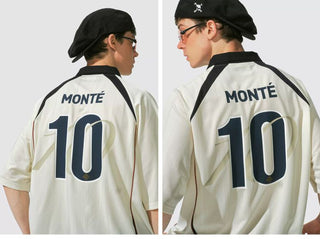 [Monterest] Outdoor Sports Print Polo Jersey Tee