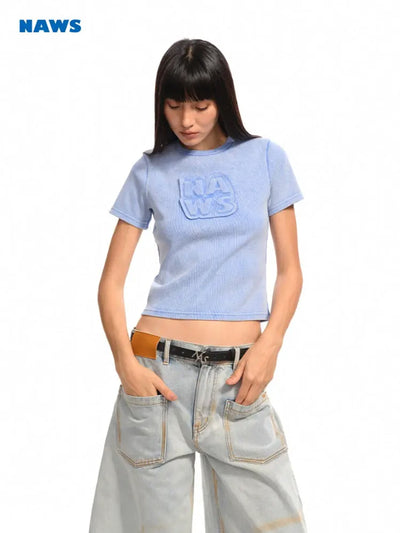 [NOTAWEAR] Patch Embroidery T-shirt