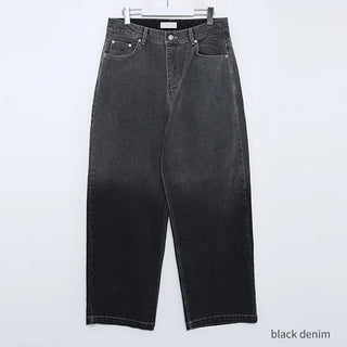 Gradient denim pants