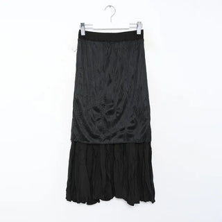 Wrinkle Round Long Skirt