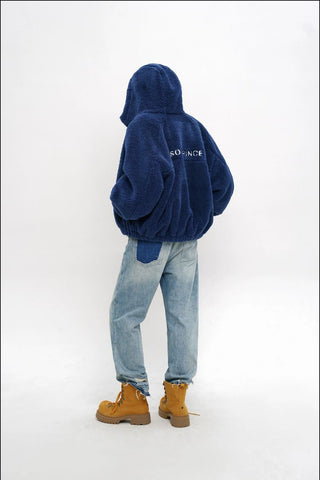 [MASONPRINCE] Fleece Hooded Jacket