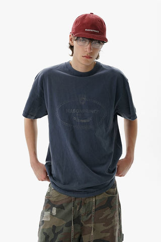 [MASONPRINCE] Graphic Short Sleeve T-Shirt