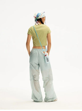 [Monterest] Quick-Dry Slim Fit Cropped Sports Tee