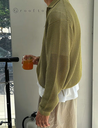 Sculpted Cool Zip-Up Cardigan (6 colors)