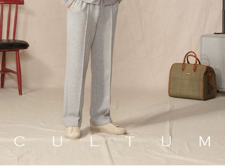 [CULTUM] Wool Blend Stand Collar Zip Jacket