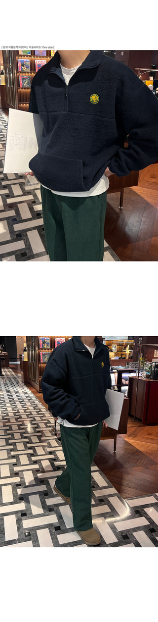 Steady Fleece-Lined Corduroy Wide Pants
