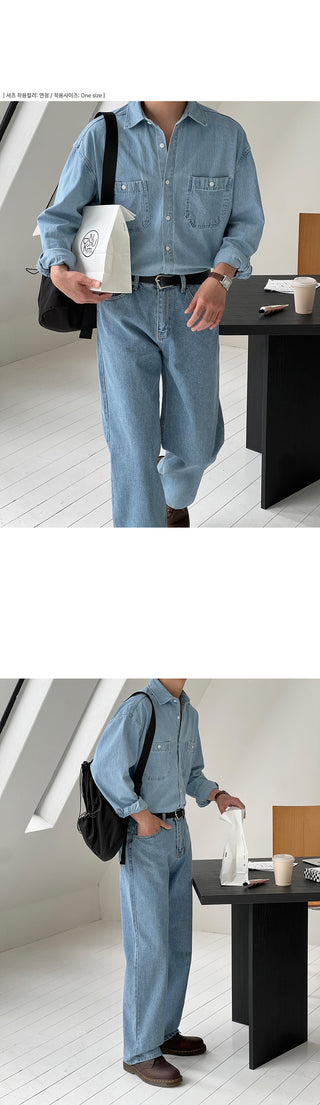 Fore Semi-Wide Denim Pants