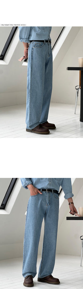 Fore Semi-Wide Denim Pants