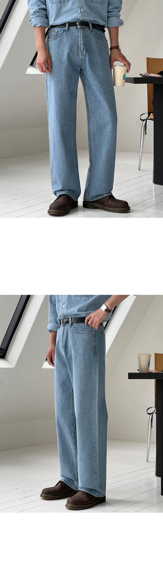 Fore Semi-Wide Denim Pants