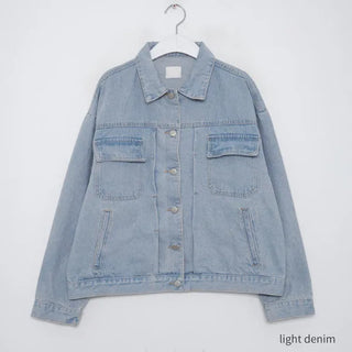 Oversized denim jacket