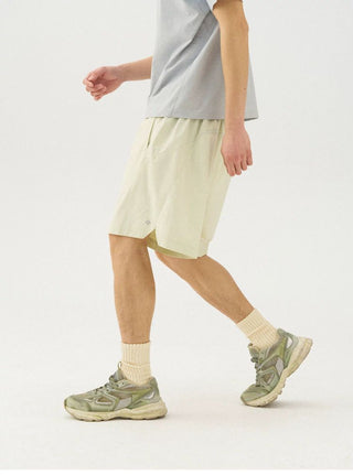 [Monterest] Quick-Dry Mesh Panel Sports Shorts