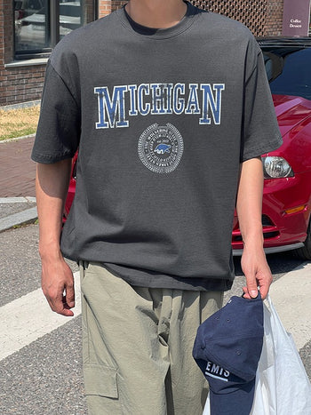 Michigan Crack 1/2 T-shirt