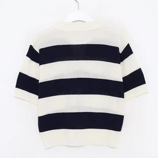 Colored striped knit