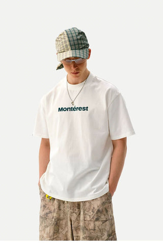 [Monterest] Quick-Dry Antibacterial Logo Crewneck Tee