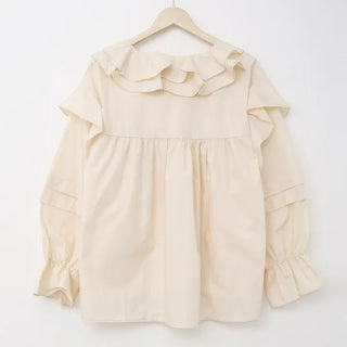 Frilled blouse