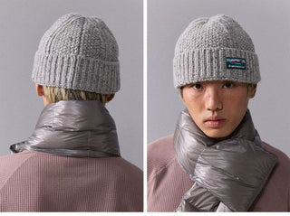 [Monterest] Merino Wool Blend Speckled Knit Beanie