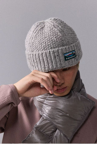 [Monterest] Merino Wool Blend Speckled Knit Beanie