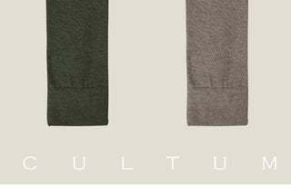 [CULTUM] Mercerized Cotton Crew Socks