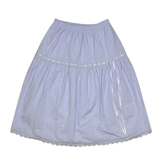 [2 colors] Ribbon Ribbon Skirt