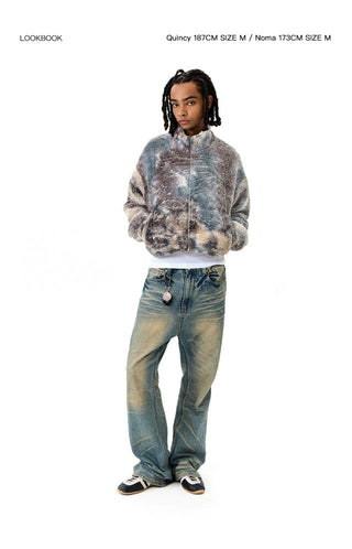 CONP Tie-Dye Sherpa Coat