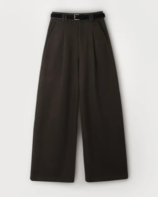Basic slacks with pleats