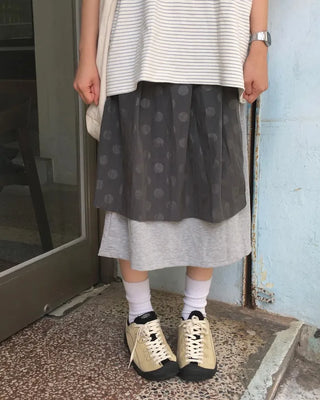 Polka Dot Wrap Skirt