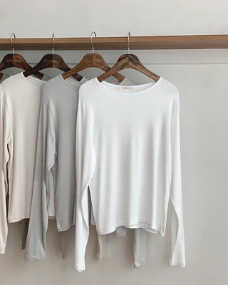(9 colors) Slim Soft Rib T-Shirt