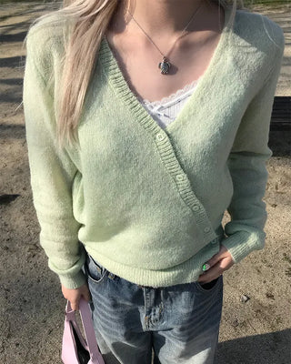See-through cardigan